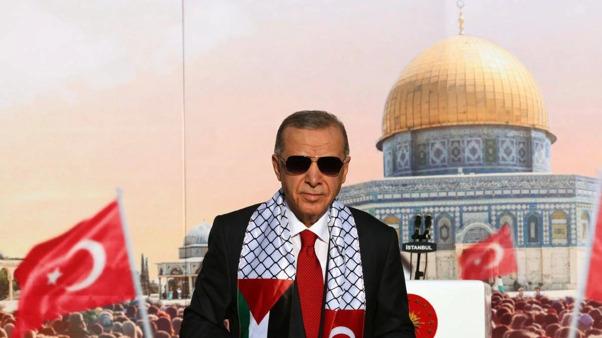 Erdoğan, Büyük Filistin Mitingi'nde konuştu