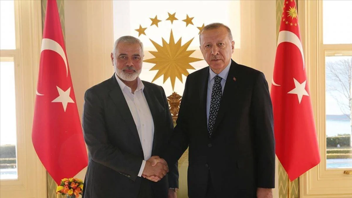 Erdoğan, Hamas'tan Heniyye ile görüştü
