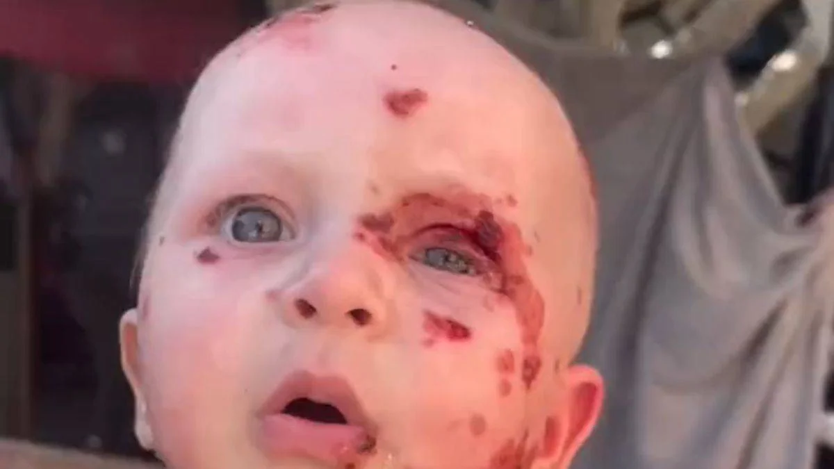 Gazzeli Mira bebek İsrail saldırısında yaralandı