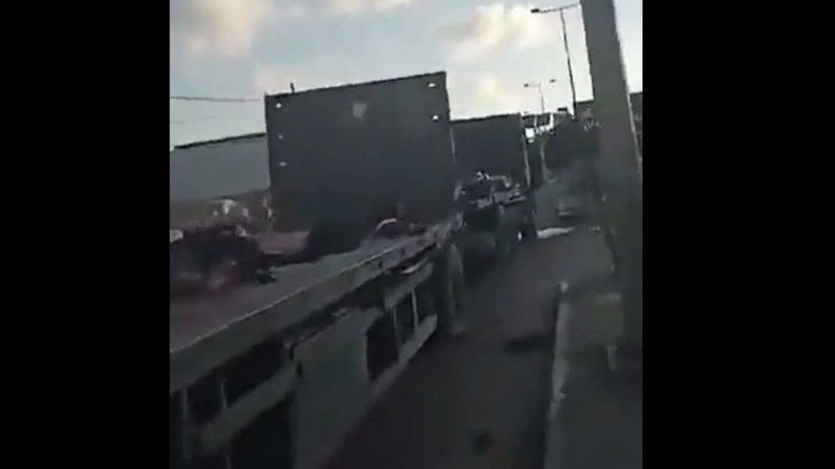 Görüntüler ortaya çıktı! Göç etmek zorunda kalan Gazzeliler öldürüldü