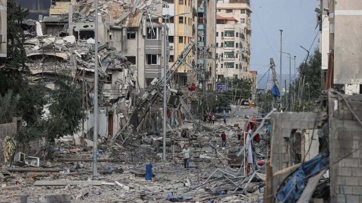 İsrail'in Gazze'ye saldırılarında 5 bin 500 bina tamamen yıkıldı