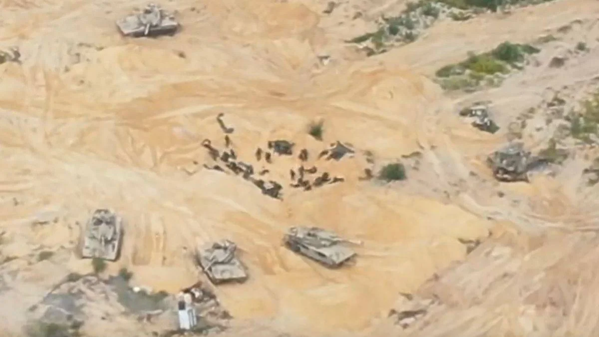 Kassam'dan İsrail tank birliğine baskın paylaşımı