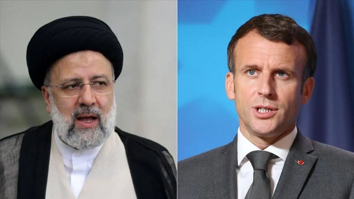 Macron, Reisi ile görüşmesinde İsrail'i savundu