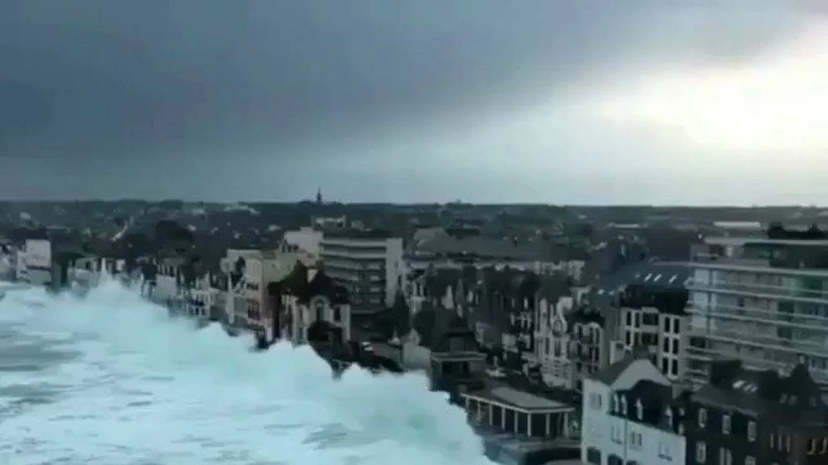 Avrupa'nın en yüksek gelgit genliği Saint Malo