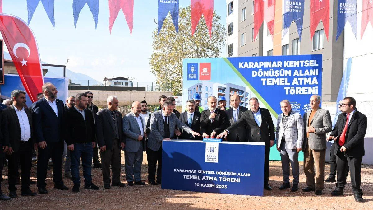 Bursa'da kentsel dönüşüm hamlesi sürüyor