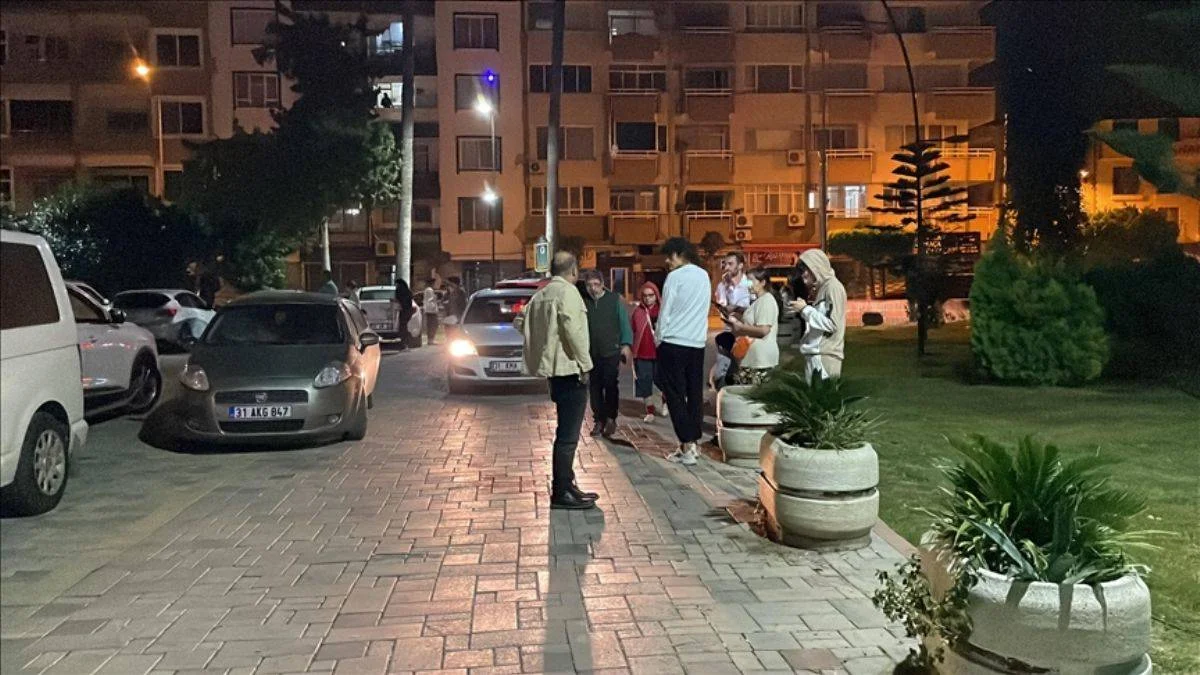 Hatay'da 4,8 büyüklüğünde deprem
