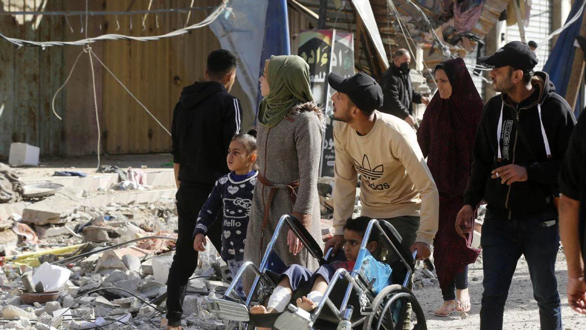 İsrail'in bombaladığı Gazze'den 46. Gün kareleri