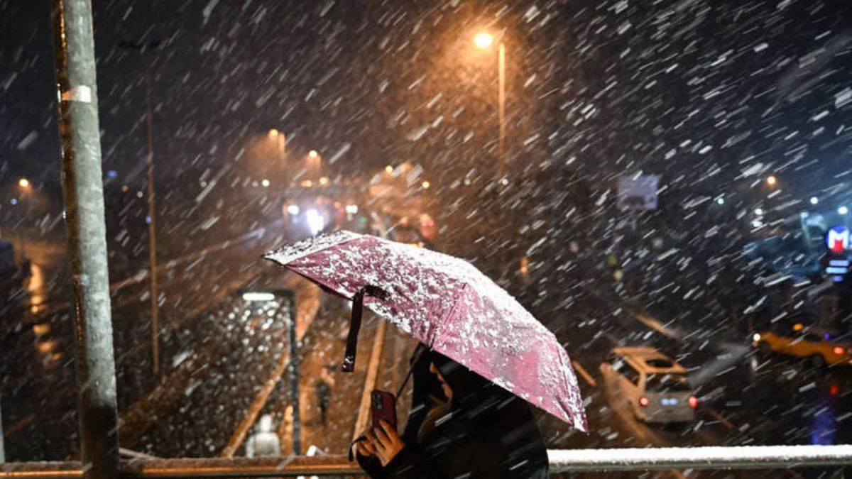 İstanbul'da kar yağışı