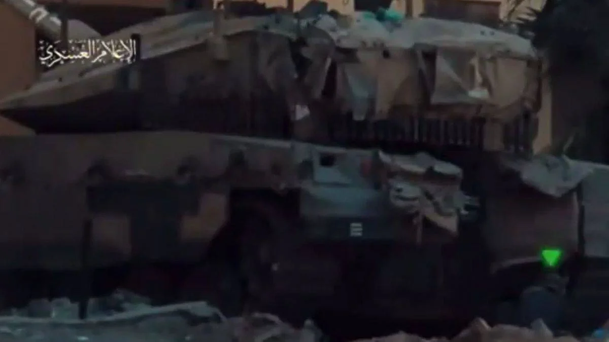 Kassam, İsrail tankını 'sıfır mesafe'den uçurdu