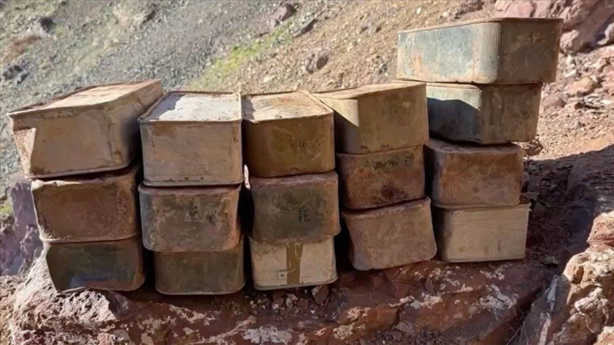 PKK'nın 800 doçka mühimmatı ele geçirildi