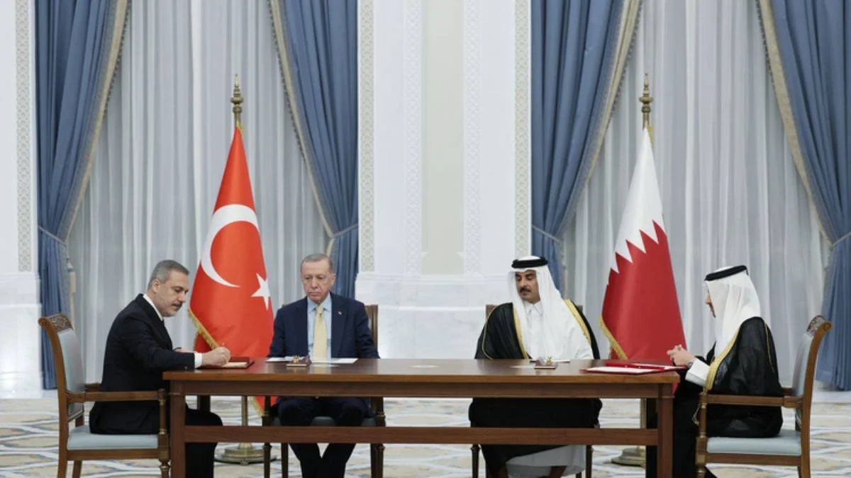 Türkiye-Katar arasında ortak bildiri ve 12 anlaşma