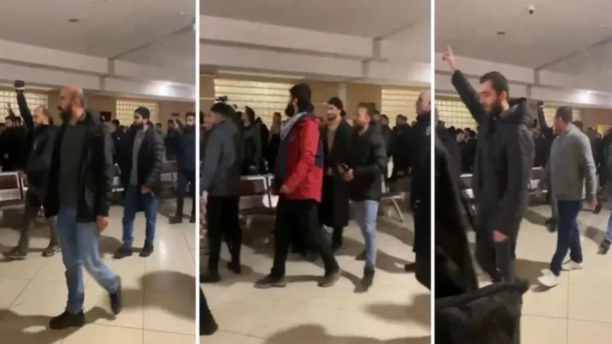Adliye koridorlarında 'yaşasın şeriat' sloganları