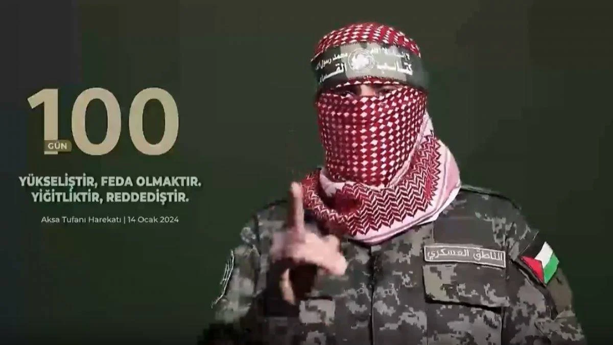 Kassam sözcüsü Ebu Ubeyde'den '100. gün' açıklaması