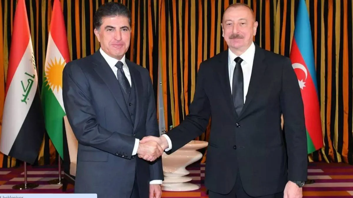 Aliyev, IKBY Başkanı Barzani ile görüştü