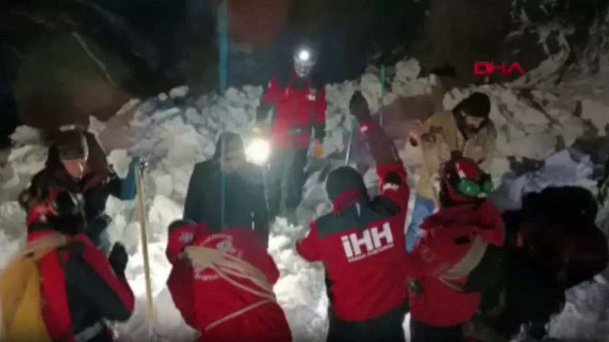 Bingöl'de çığ düştü! Bölgeye çok sayıda ekip sevk edildi