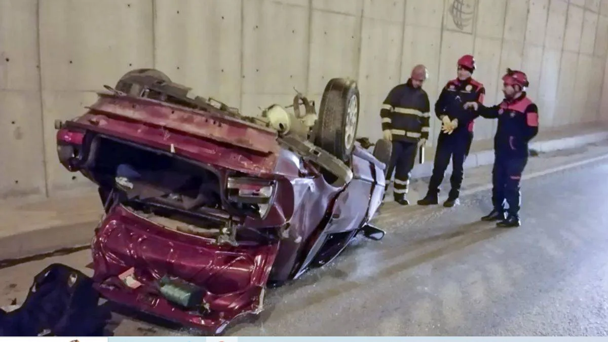 Çorum'da otomobil devrildi! 1 ölü, 3 yaralı