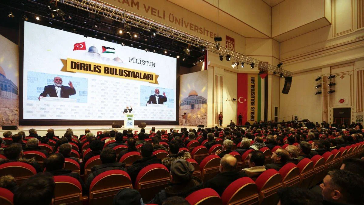 Diriliş Buluşmaları'nın 9'ncusu Filistin gündemiyle Ankara'da düzenlendi