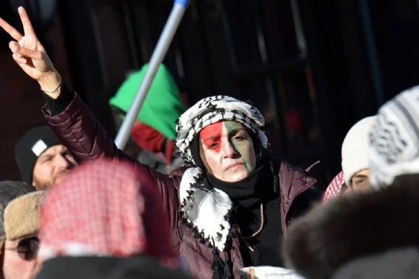 Fas'ta ''Gazze'deki soykırıma dur'' yürüyüşü!
