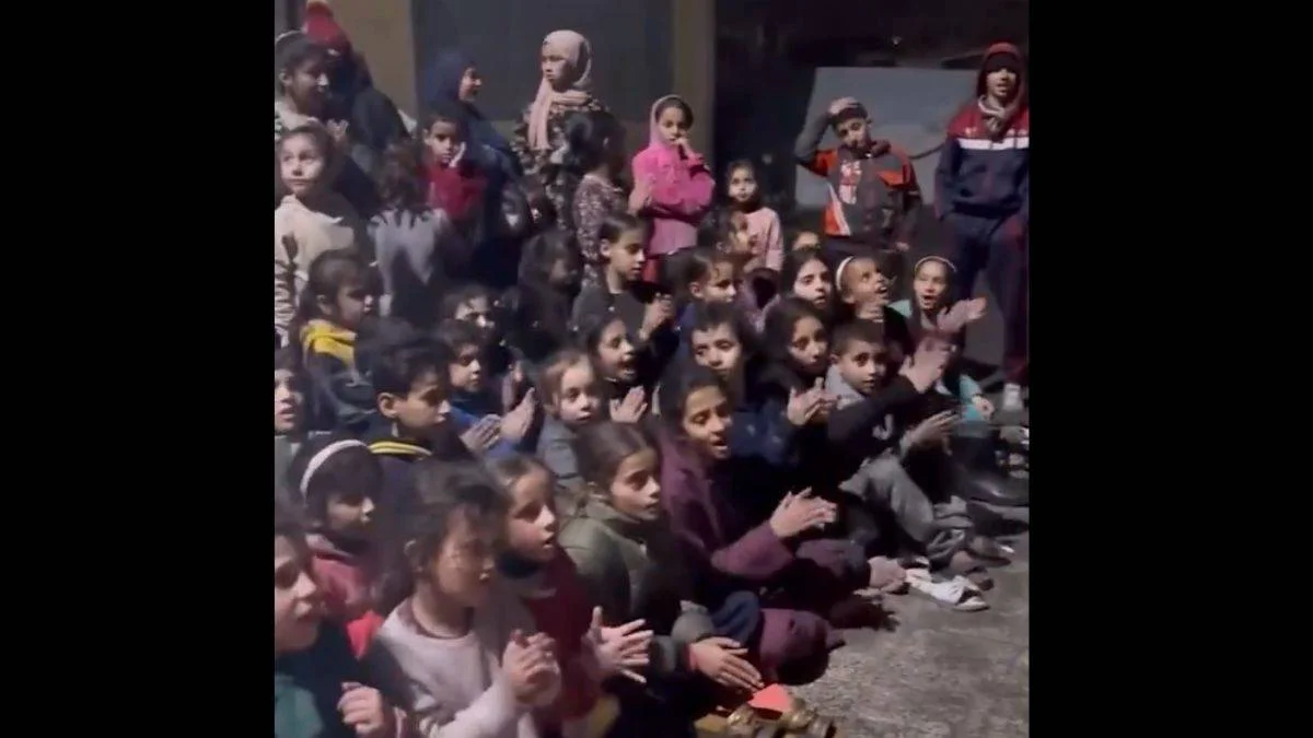 Gazzeli çocukların şarkısı: Benim vatanım cennet