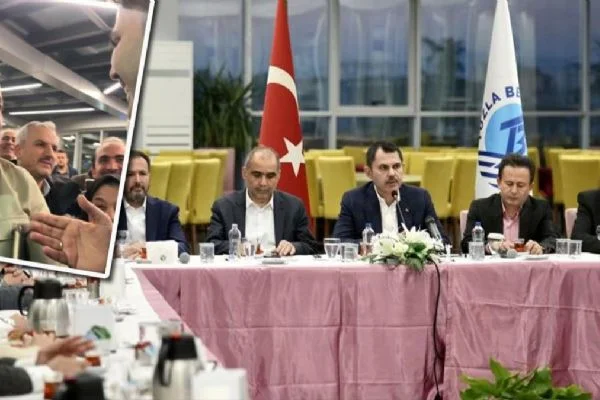 İBB Adayı Kurum ile kamerasının kapatıldığı iddia edilen hak sahibiyle sürpriz karşılaşma