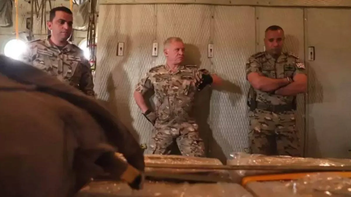 Kral Abdullah, Gazze'ye havadan yardım operasyonunda