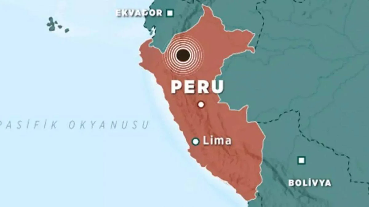 Peru'da 5,4 büyüklüğünde deprem