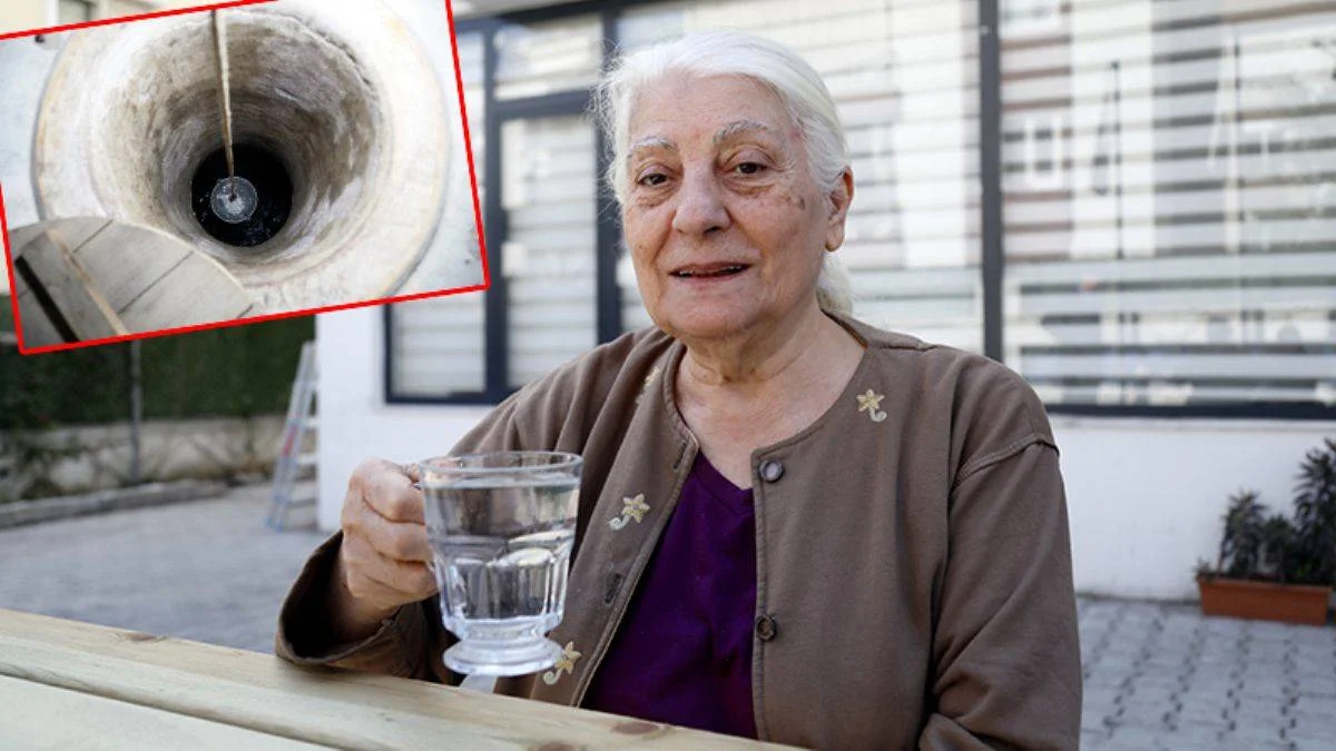 650 yıllık sarnıçta biriken yağmur suyundan vazgeçemiyor