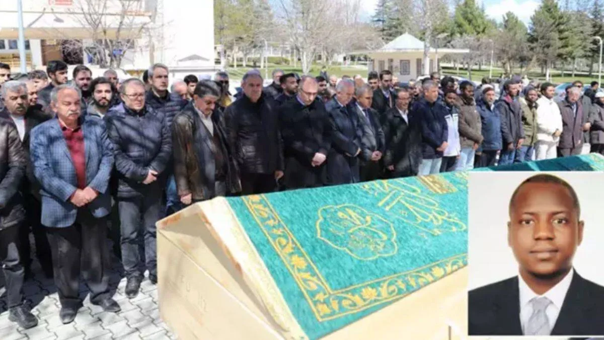 Nijeryalı öğrencinin cenazesi, Elazığ'da defnedildi