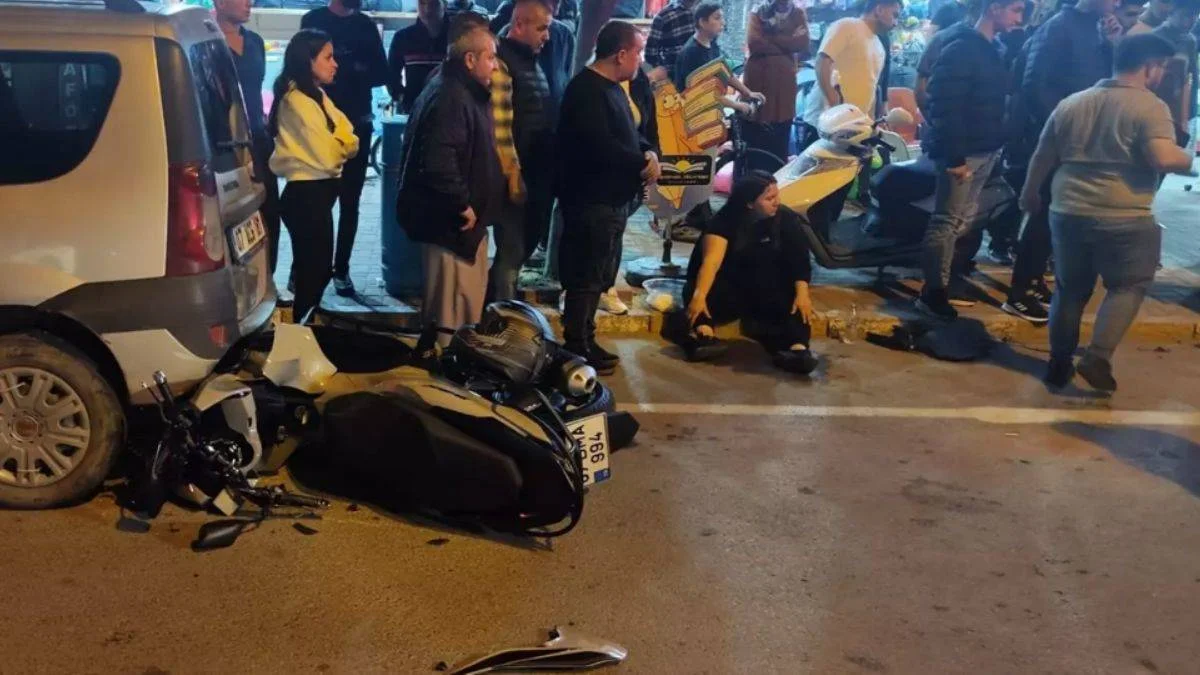 Motosikletin yayalara çarptığı kazada 1 kişi hayatını kaybetti, 2 kişi yaralandı