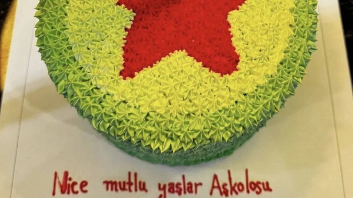 Yasemin Sakallıoğlu'nun pastası | Doğum günü pastasının renkleri kriz çıkardı!