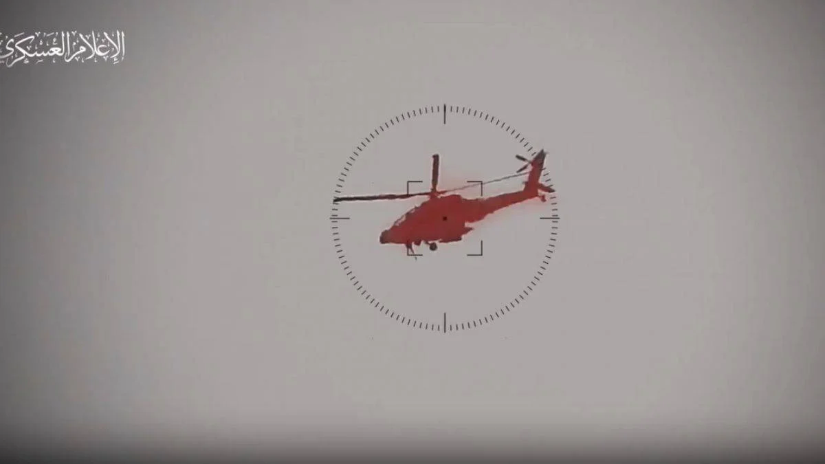 Kassam Tugayları bir İsrail helikopteri daha vurdu