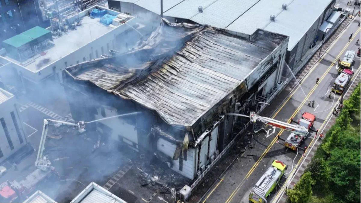 23 kişinin öldüğü Güney Kore'deki fabrika yangınına ilişkin 3 kişi gözaltına alındı