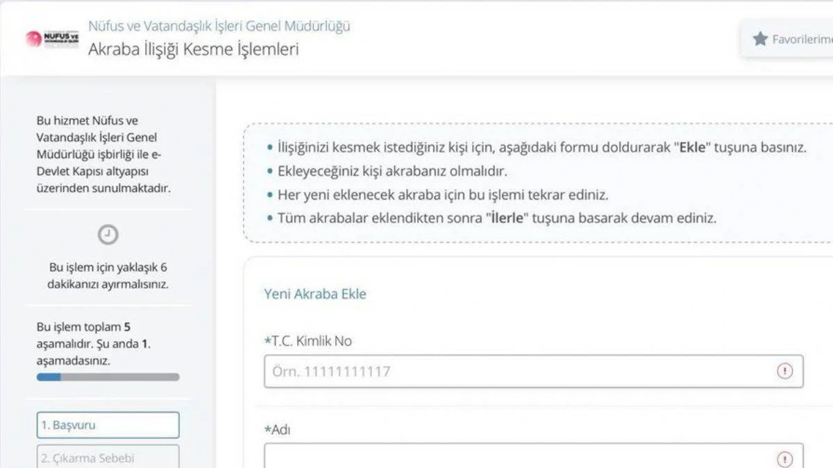 'Akrabalarınızı e-Devlet'te akrabalıktan çıkarabilirsiniz' iddiası