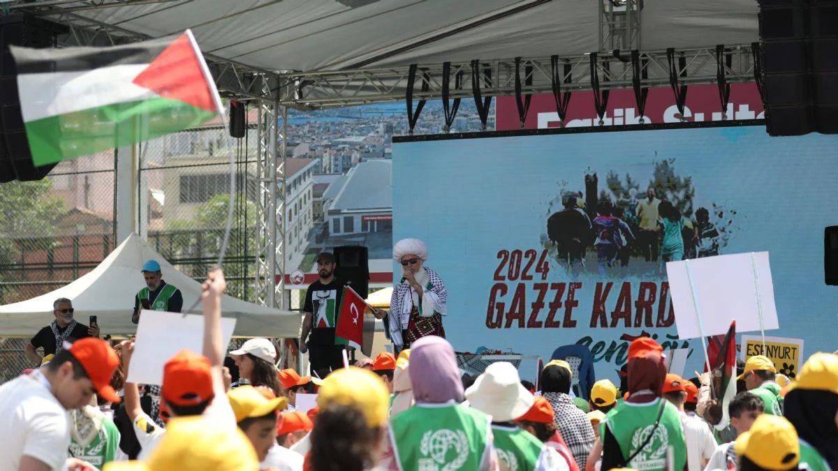 İstanbul'da "Gazze Kardeşlik Şenliği" düzenlendi
