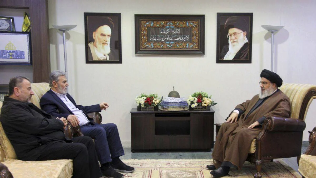 Nasrallah Cemaati İslamiye lideri ile buluştu