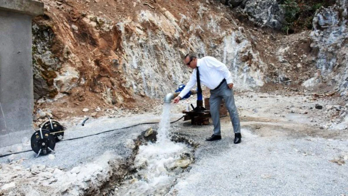 KKTC'de tarihi su kaynağı keşfi