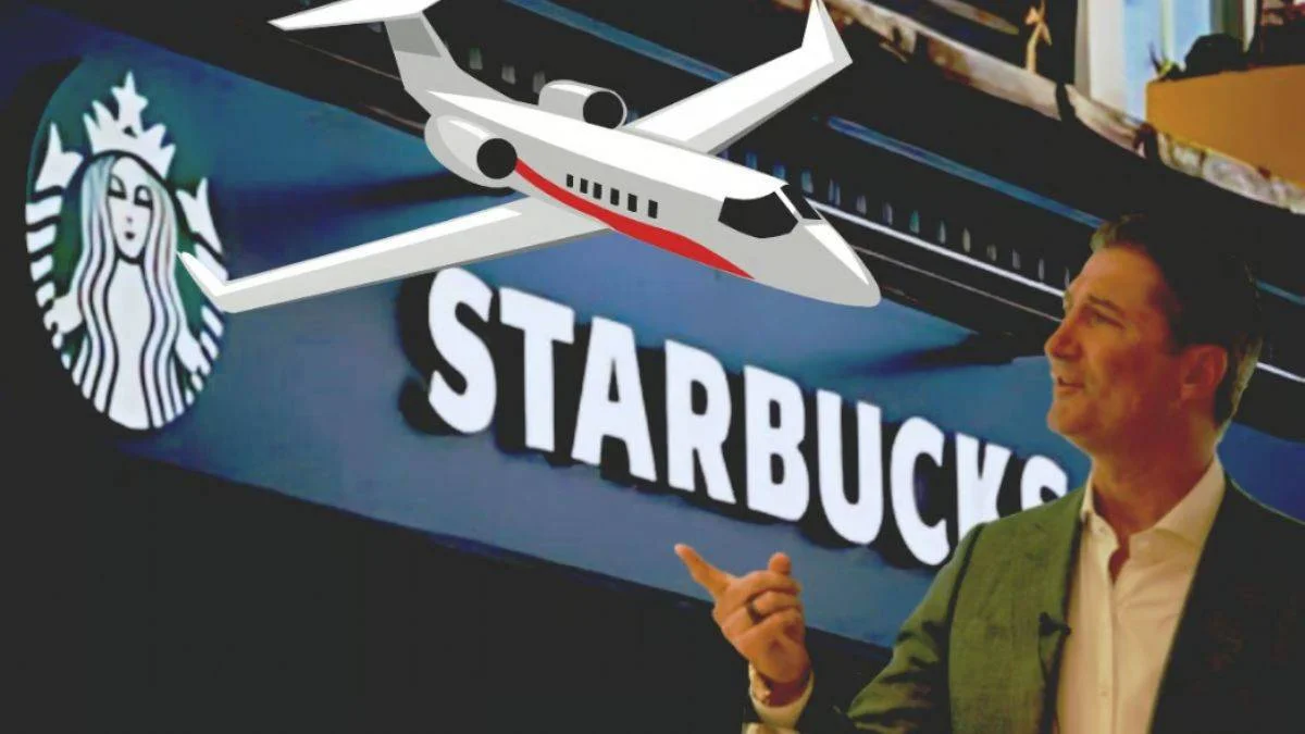 Starbucks'ta 'evden işe özel uçak' tepkisi