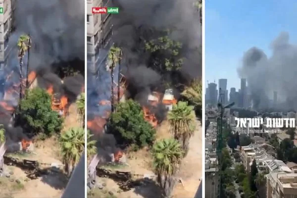 Tel Aviv yanıyor! Alevler tehlikeli maddeler içeren bir depoya ulaştı