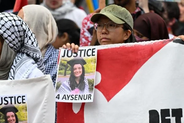 ABD'de Ayşenur Ezgi Eygi gösterisi