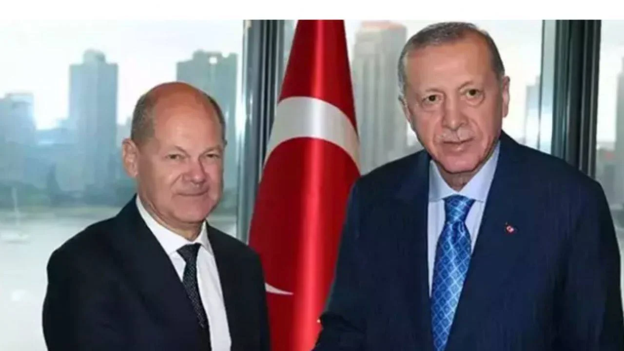 Almanya Başbakanı Scholz, Erdoğan ile görüşmek üzere İstanbul'da