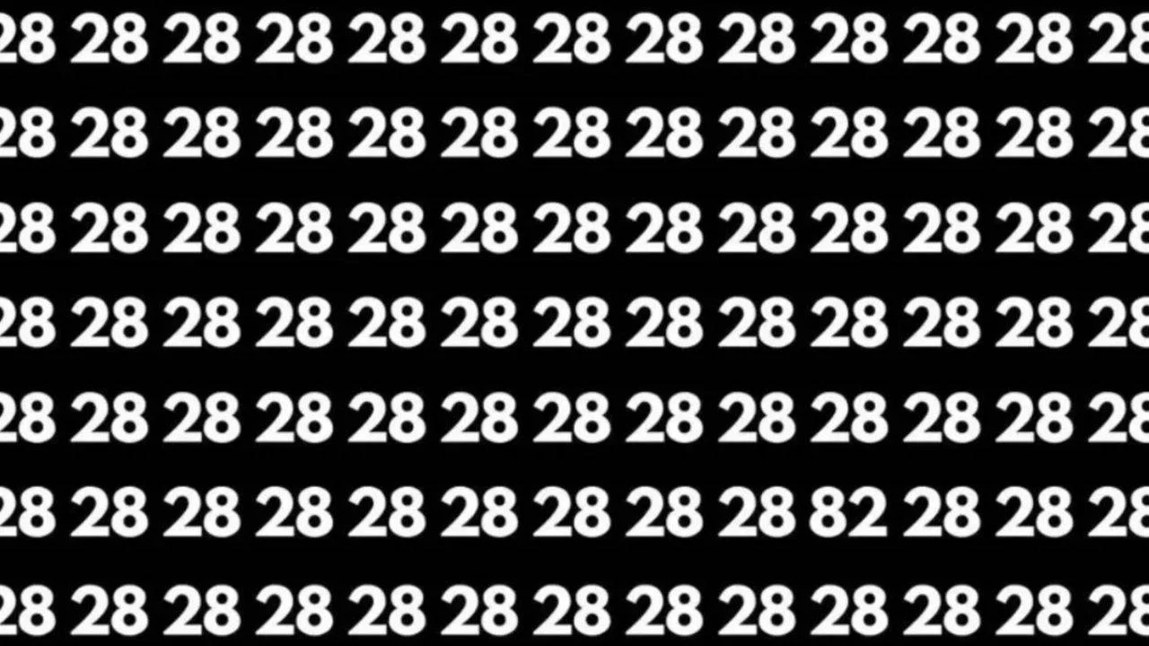 Farklı sayı hangisi? Sadece IQ!su 130!dan yüksek olanlar 5 saniyede bulabiliyor.