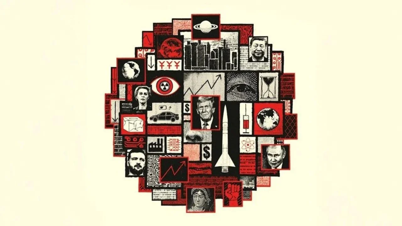The Economist'in 2025 kapağındaki şifrelerin detayları