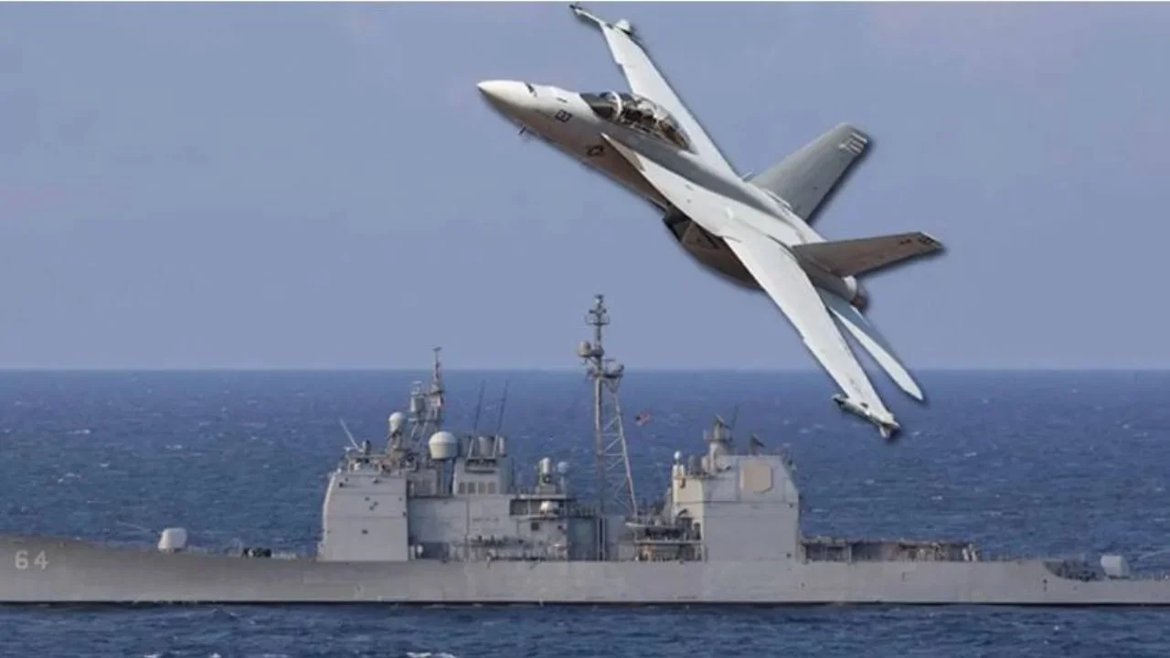 Yanlışlıkla F-18'lerini düşürdüler... Kendi savaş gemilerinden ''dost ateşi'' açıldı