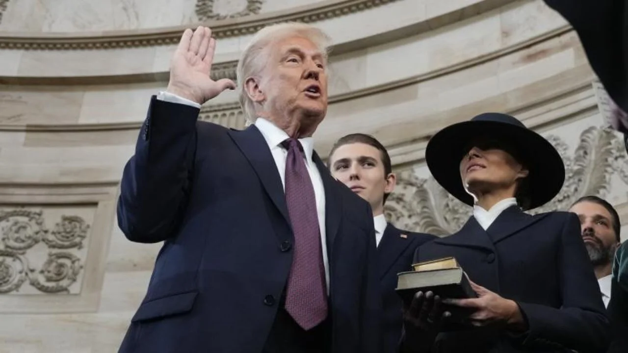 ABD'nin 47. Başkanı Donald Trump kongrede düzenlenen yemin töreninde konuştu