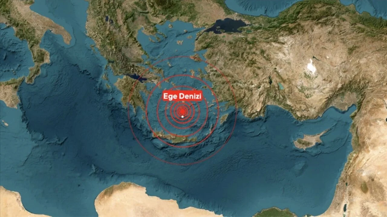 Ege Denizi'nde bir deprem daha
