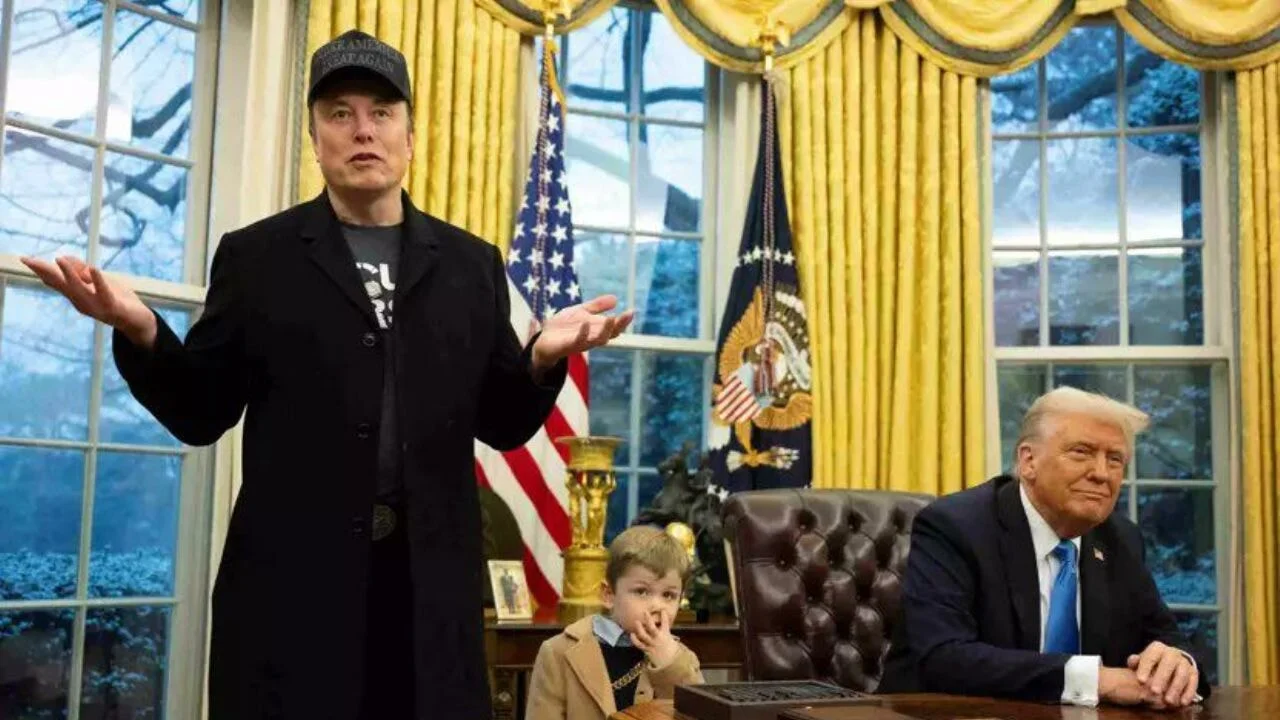 Musk'ın oğlu: 'Sen başkan değilsin, kalk o koltuktan!'