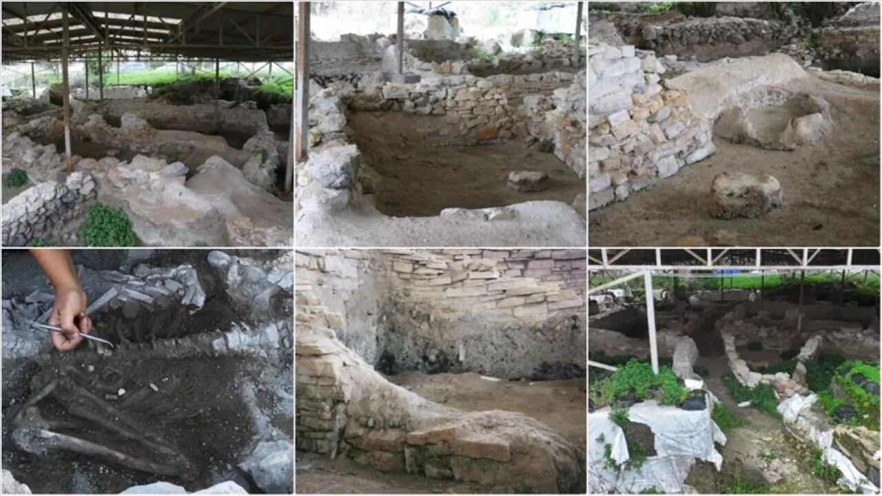 Santorini'deki volkanik patlamanın 3 bin 500 yıllık izleri Çeşme'de