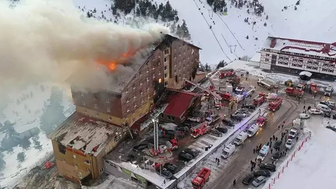 Bolu Kartalkaya'daki Grand Kartal Otel yangınına ilişkin bilirkişi raporu açıklandı