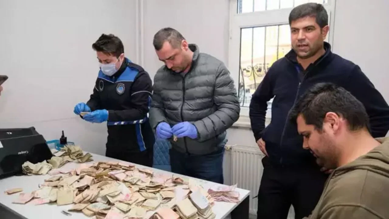Dilencinin üzerinden çıkan para şoke etti