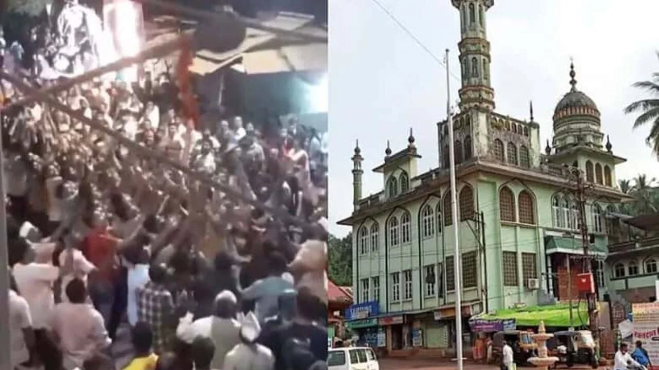 Hindu ırkçısı grup, polis koruması altında camiye saldırdı!